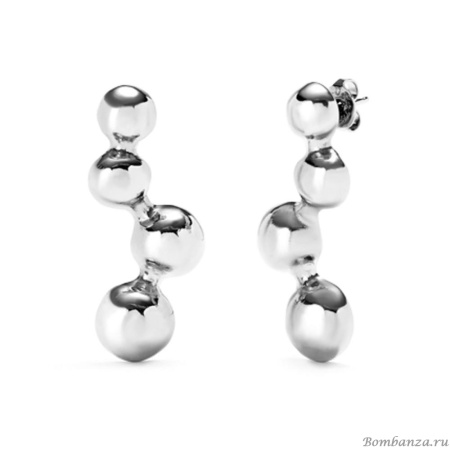 Серьги UNOde50 Ser Intrepida, с серебром PEN0999MTL0000U