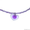 Колье Lanzerotti, Ispirazione, аметист, подвеска-сердце, LZ-24.10-449 фиолетовый