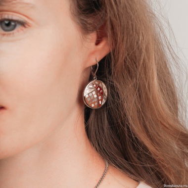 Серьги Fiore Luna,, AE01156-9 R/S