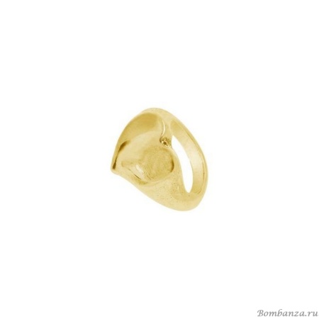 Кольцо VIDDA, Harmony, в форме сердца, металл, VD22-01460 золотистый, 17,5
