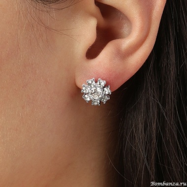 Серьги Dyrberg Kern, CARNEA SS CRYSTAL, 460077 Серьги Dyrberg Kern, CARNEA SS CRYSTAL, 460077