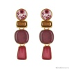 Серьги TARATATA, Manufacture, со смолой и стеклянными бусинами, TT-W23-01906-203 розовый Серьги TARATATA, Manufacture, со смолой и стеклянными бусинами, TT-W23-01906-203 розовый