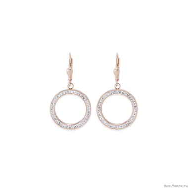 Серьги Coeur de Lion, Crystal, 4957/20-1800 Серьги Coeur de Lion, Crystal, 4957/20-1800