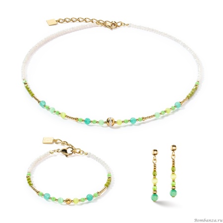 Серьги Coeur de Lion, Green, 4350/21-0500. Германия