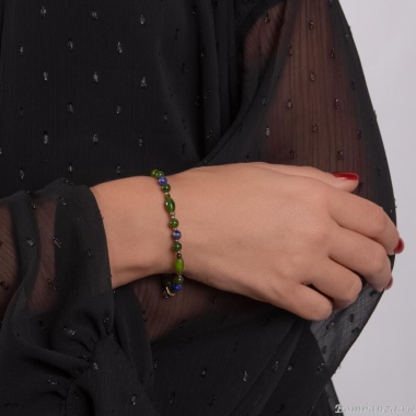 Браслет Lanzerotti, Verde, с лазуритом, жадом, агатом и гранатом, LZ-24.12-562 зеленый Браслет Lanzerotti, Verde, с лазуритом, жадом, агатом и гранатом, LZ-24.12-562 зеленый
