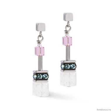 Серьги Coeur de Lion, Rose-Lilac, 4905/21-1927 Серьги Coeur de Lion, Rose-Lilac, 4905/21-1927