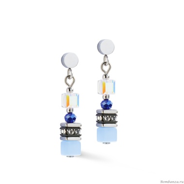 Серьги Coeur de Lion, Blue, 4565/21-0700 Серьги Coeur de Lion, Blue, 4565/21-0700