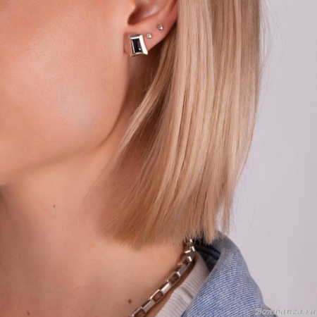 Серьги Ciclon, Diversia, с чешским кристаллом, CN-231604 синий