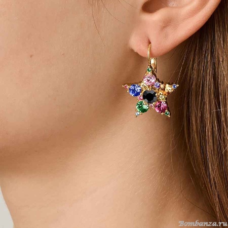 Серьги Dyrberg Kern, LIBRA SG RAINBOW, 450015 Серьги Dyrberg Kern, LIBRA SG RAINBOW, 450015