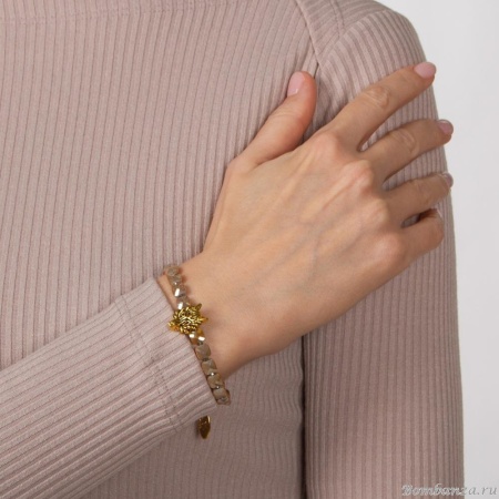 Браслет Lanzerotti, Sfarfallio, с кристаллами и драконом, LZ-24.01-092 золотистый