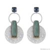 Серьги TARATATA, Celeste, смола,слюдяная пудра,стеклянные бусины, TT-W23-09968-104 синий Серьги TARATATA, Celeste, смола,слюдяная пудра,стеклянные бусины, TT-W23-09968-104 синий
