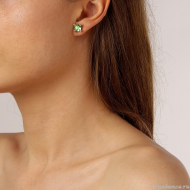 Серьги Dyrberg Kern, CLARA SG LIGHT GREEN, 420083 Серьги Dyrberg Kern, CLARA SG LIGHT GREEN, 420083