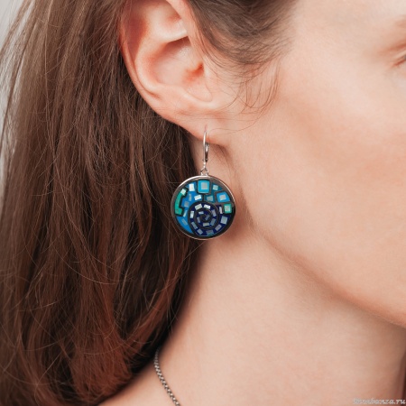 Серьги Fiore Luna,, AE01235-11 BL/S