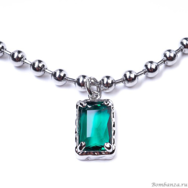 Колье Moon Paris, Ringo, с кристаллом, MR-22.03-014 зеленый