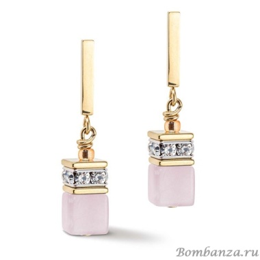 Пусеты Coeur de Lion, Princess Light Rose 6022/21-1920 Пусеты Coeur de Lion, Princess Light Rose 6022/21-1920