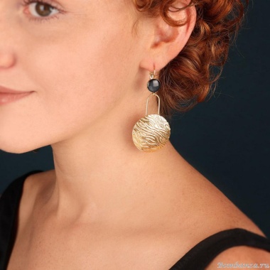 Серьги TARATATA, Instinct, со смолой, TT-H25-10782-204 синий