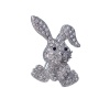 Брошь Moon Paris, Сhristmas, заяц, MCH-22.12-001 серебристый Брошь Moon Paris, Сhristmas, заяц, MCH-22.12-001 серебристый