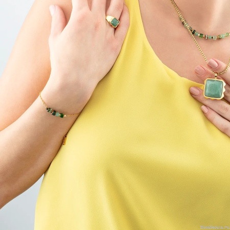 Браслет Coeur de Lion, Green-Gold, 5076/30-0516. Германия