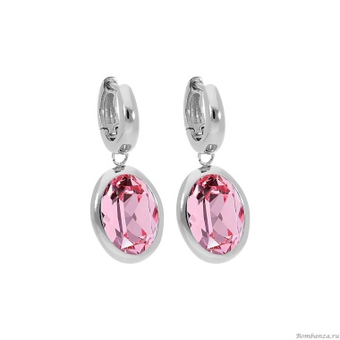 Серьги Qudo, Creole TIVOLA small S light rose, 310506 R/S Серьги Qudo, Creole TIVOLA small S light rose, 310506 R/S