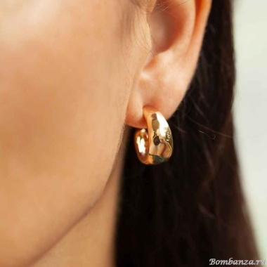 Серьги Fiore Luna, Hollow Drop, LE6082 G Серьги Fiore Luna, Hollow Drop, LE6082 G