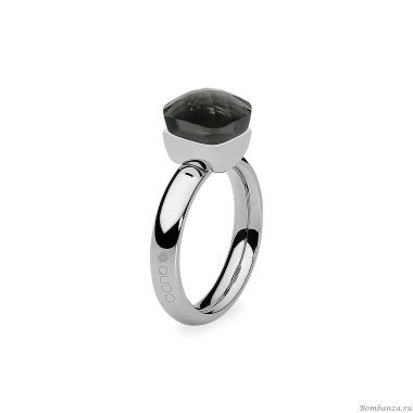 Кольцо Qudo, Firenze smoky quartz 16.5 мм, 610121 BW/S