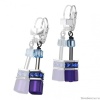 Серьги Coeur de Lion GeoCUBE®, Blue-Purple, 2838/20-0708 Серьги Coeur de Lion GeoCUBE®, Blue-Purple, 2838/20-0708. Германия