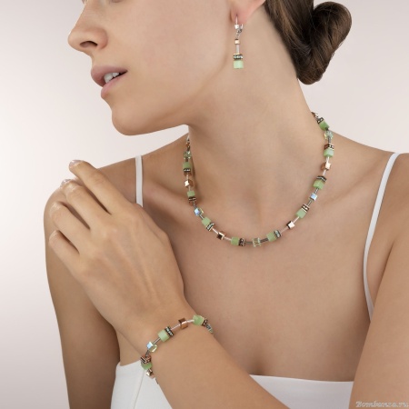 Колье Coeur de Lion, Light Green 4016/10-0520 Колье Coeur de Lion, Light Green 4016/10-0520. Германия