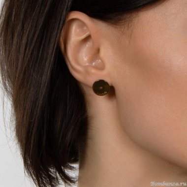 Серьги Nuance, асимметричные, NFN-24.01-007 золотистый