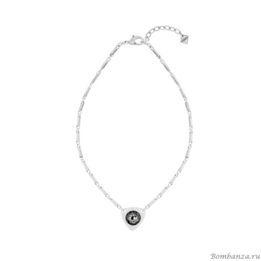 Колье VIDDA, Fire, с кристаллом Swarovski, VD25.2-02331 серый, 45см