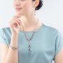 Серьги Coeur de Lion, Blue-Silver, 4521/21-0717. Германия