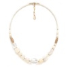 Колье Nature Bijoux, Pondichery, агат,кость,говлит,горный хрусталь,жемчуг, NB24.1-15-43053 белый Колье Nature Bijoux, Pondichery, агат,кость,говлит,горный хрусталь,жемчуг, NB24.1-15-43053 белый