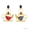 Серьги TARATATA, Cannelle, с цветной смолой и стеклянными бусинами, TT-E24-01908-20M золотистый Серьги TARATATA, Cannelle, с цветной смолой и стеклянными бусинами, TT-E24-01908-20M золотистый