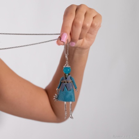 Подвеска Miamelie, кукла Кристел, MiA-2504-CL7653 серебристый