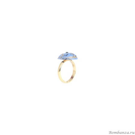 Кольцо Franck Herval, Layla, разъемное, скарабей, кристалл Swarovski, FH25.1-19-63681 синий