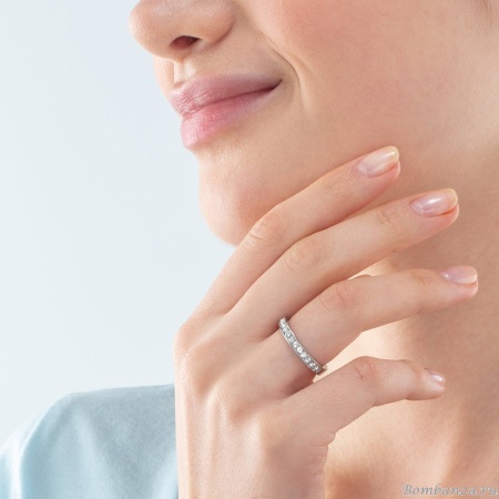 Кольцо Coeur de Lion, Crystal-Silver, 0127/40-1817 52