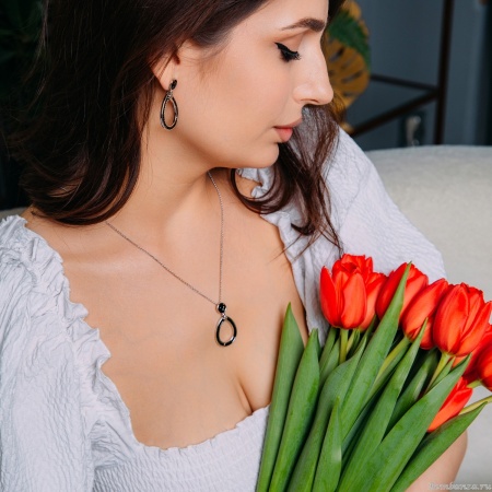 Серьги Fiore Luna, SSHA