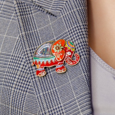 Брошь Shadore, Слон