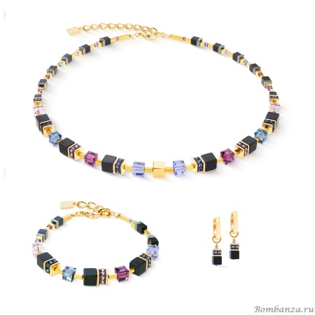 Серьги Coeur de Lion, Black-Purple, 3043/21-1308 Серьги Coeur de Lion, Black-Purple, 3043/21-1308. Германия