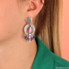 Серьги TARATATA, Tootoo, асимметрия,смола,бусины,стразы,блестки, TT-W23-10980-10M серебристый Серьги TARATATA, Tootoo, асимметрия,смола,бусины,стразы,блестки, TT-W23-10980-10M серебристый