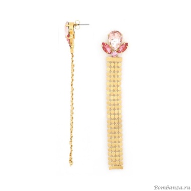 Серьги Franck Herval, Irene, с кристаллами Swarovski, FH24.2-12-69081 золотистый