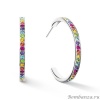 Пусеты Coeur de Lion, Multicolour Silver 0128/21-1517 Пусеты Coeur de Lion, Multicolour Silver 0128/21-1517. Германия