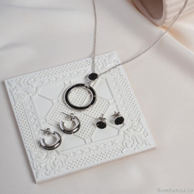 Пусеты Fiore Luna, SSHA 8мм