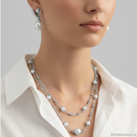 Комплект Fiore Luna, колье+серьги, SG200097E-002 S