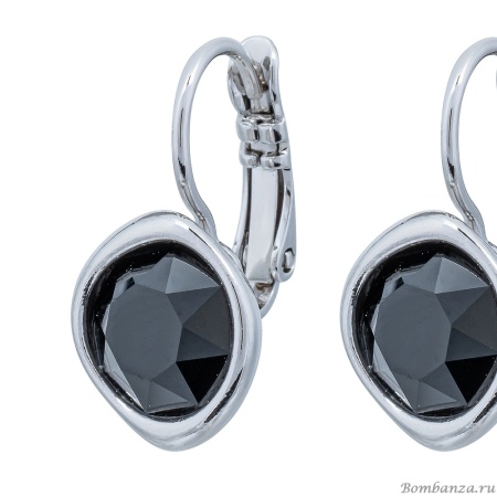 Серьги Fiore Luna, Jet, A1911.4 BW/S