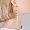 Серьги Moon Paris, Bohemia, асимметричные, жемчуг, кристаллы, MB-21.07-001 золотистый Серьги Moon Paris, Bohemia, асимметричные, жемчуг, кристаллы, MB-21.07-001 золотистый