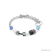Браслет Coeur de Lion, GeoCUBE®, Multicolour Gemstone, 3040/30-1561