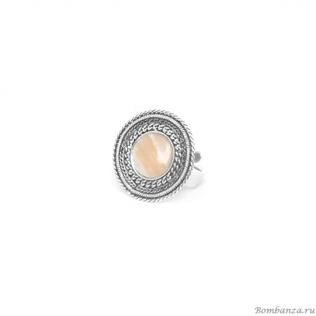 Кольцо Ori Tao, Mamata, разъемное, со вставкой из перламутра, OT22.1-19-29898 серебристый