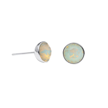 Пусеты Fiore Luna, Light Grey Opal