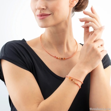 Колье Coeur de Lion, Orange, 4464/10-0200 Колье Coeur de Lion, Orange, 4464/10-0200
