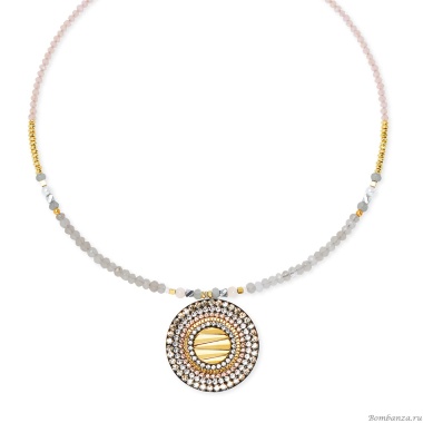 Колье Coeur de Lion, Beige-Gold, 2036/10-1016 Колье Coeur de Lion, Beige-Gold, 2036/10-1016